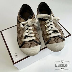 Coach Zorra Signature/Leopard Print Sneakers